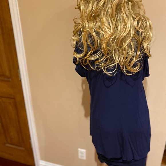 Laundry mid night Blue fitted dress - Picture 8 of 8